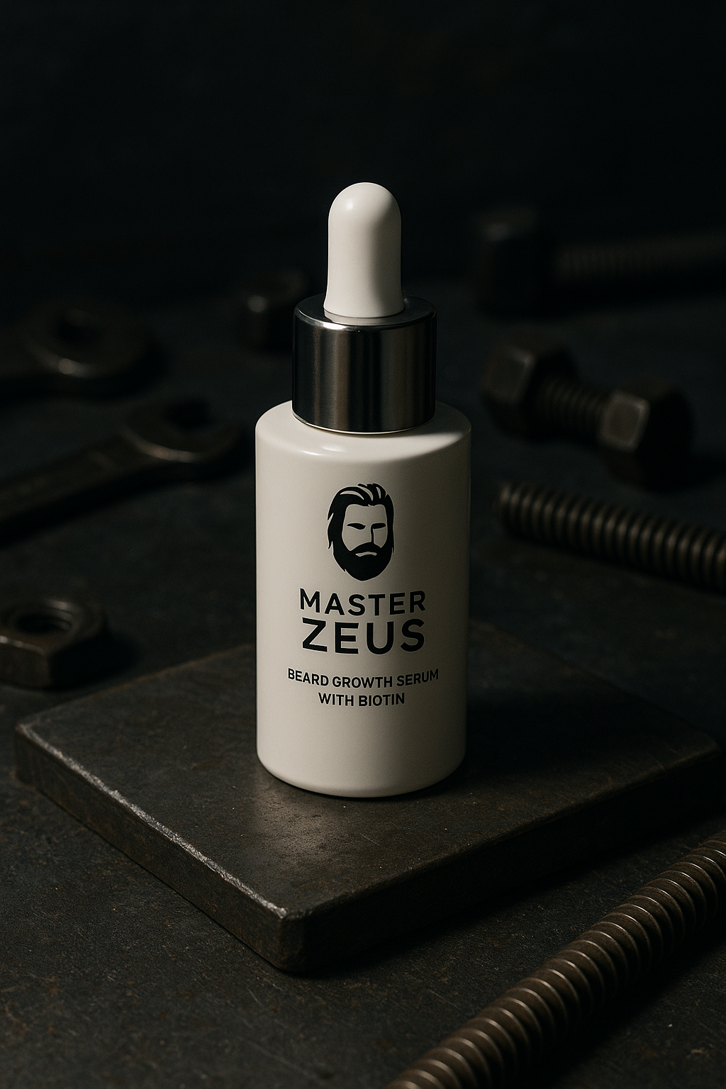 🧔‍♂️ MASTER ZEUS®️ BEARD & HAIR GROWTH SERUM – WITH BIOTIN & CAFFEINE