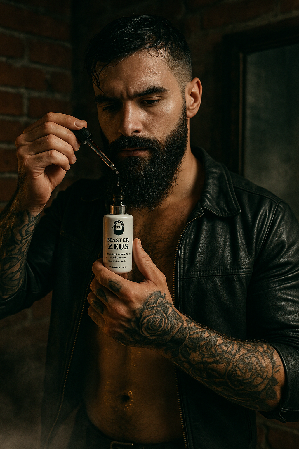 🧔‍♂️ MASTER ZEUS®️ BEARD & HAIR GROWTH SERUM – WITH BIOTIN & CAFFEINE